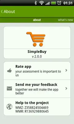 SimpleBuy android App screenshot 0